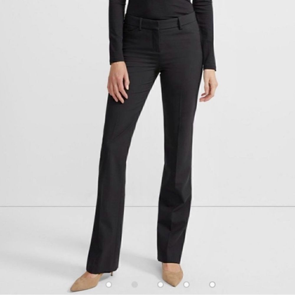 Theory Wool Blend Black Trousers Size 4 Excellent Condition. Barney’s New York